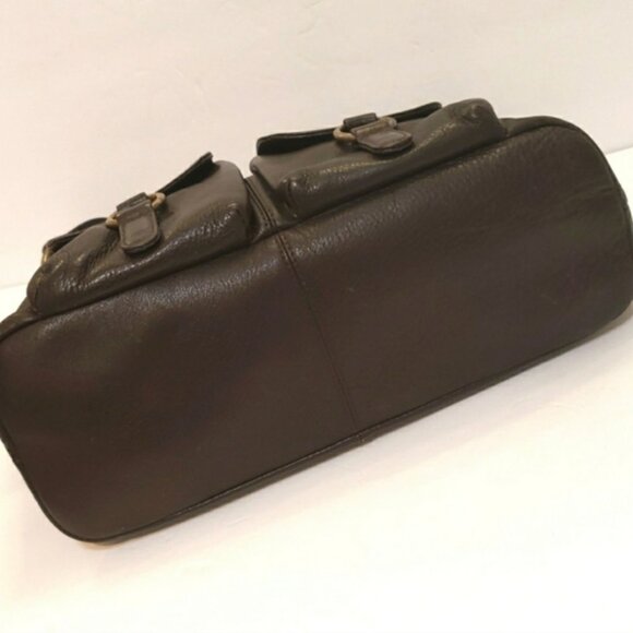 Hobo International Brown Leather Shoulder Hobo Bag - Picture 7 of 16